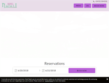 Tablet Screenshot of hotelnatali.com